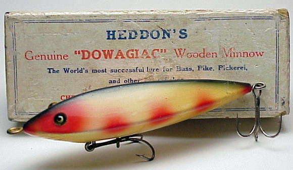 Wooden Original Vintage Topwater Vintage Fishing Lures for sale