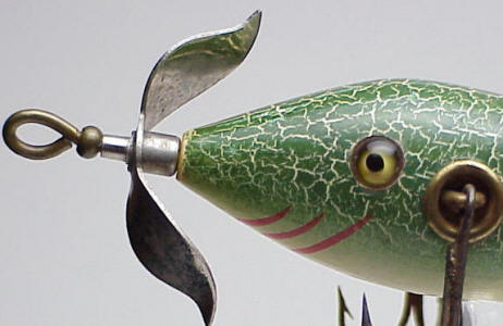 6 Vintage Glass Eye Fishing Lures